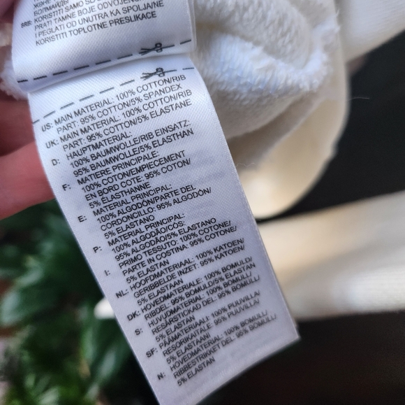 Adidas Women's White Crewneck Sweatshirt with Mint Trefoil Logo - Picture 12 of 12